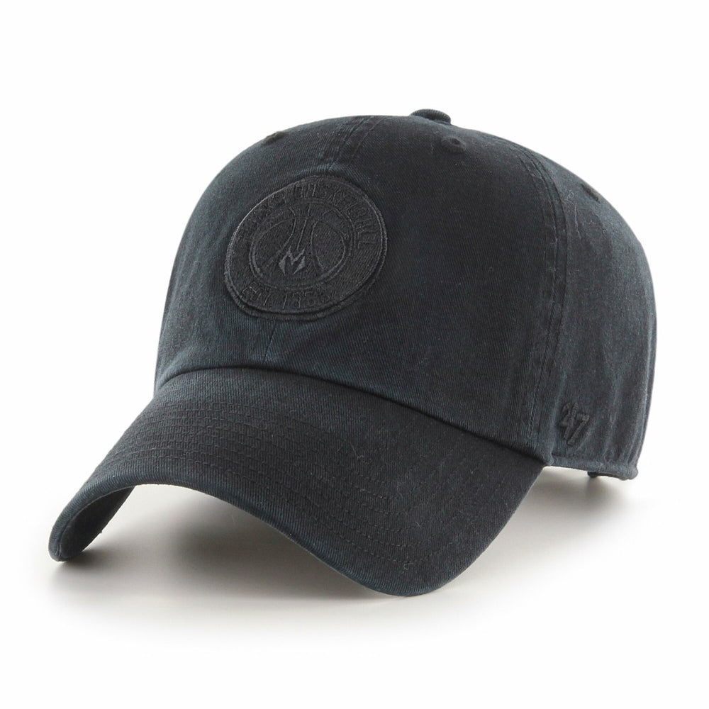 Milwaukee Bucks '47 Black on Black Clean Up Adjustable Hat - NBA