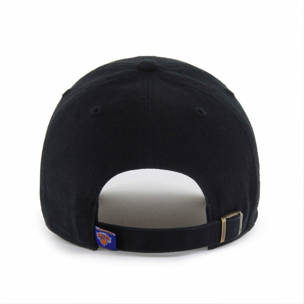New York Knicks '47 Black on Black Clean Up Adjustable Hat - NBA