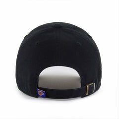 New York Knicks '47 Black on Black Clean Up Adjustable Hat - NBA