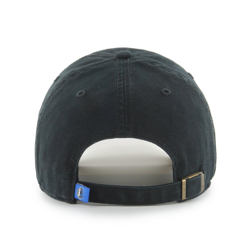 Dallas Mavericks '47 Black on Black Clean Up Adjustable Hat - NBA