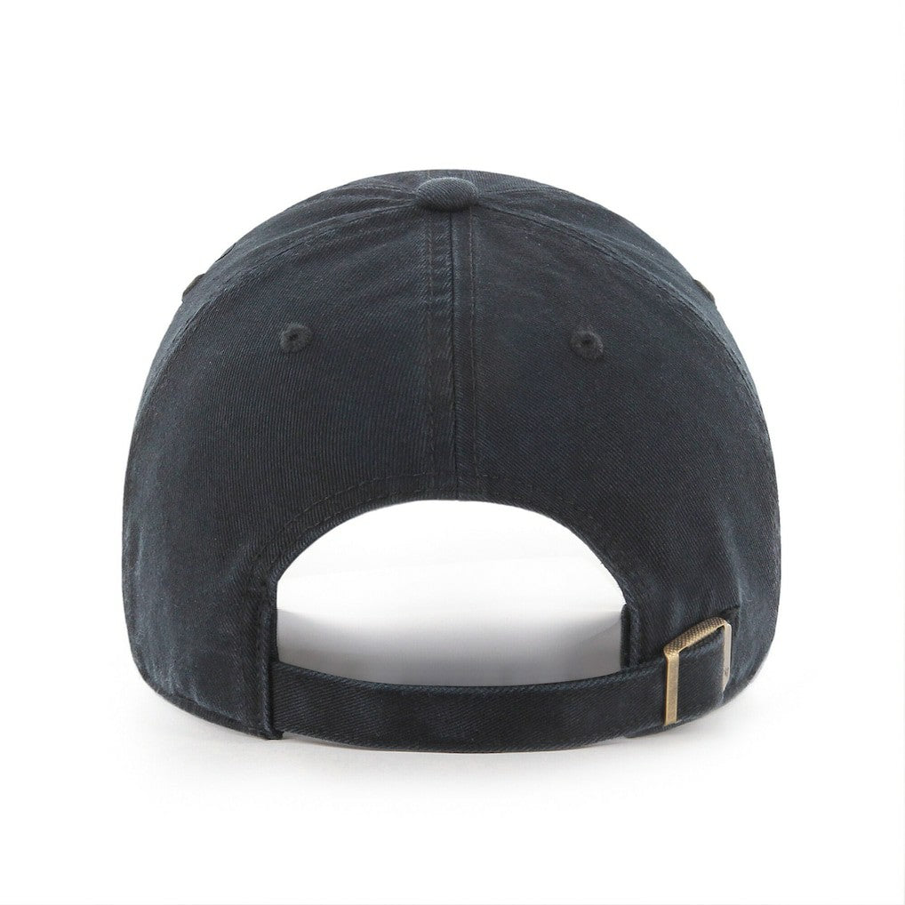 Denver Nuggets '47 Black on Black Clean Up Adjustable Hat - NBA
