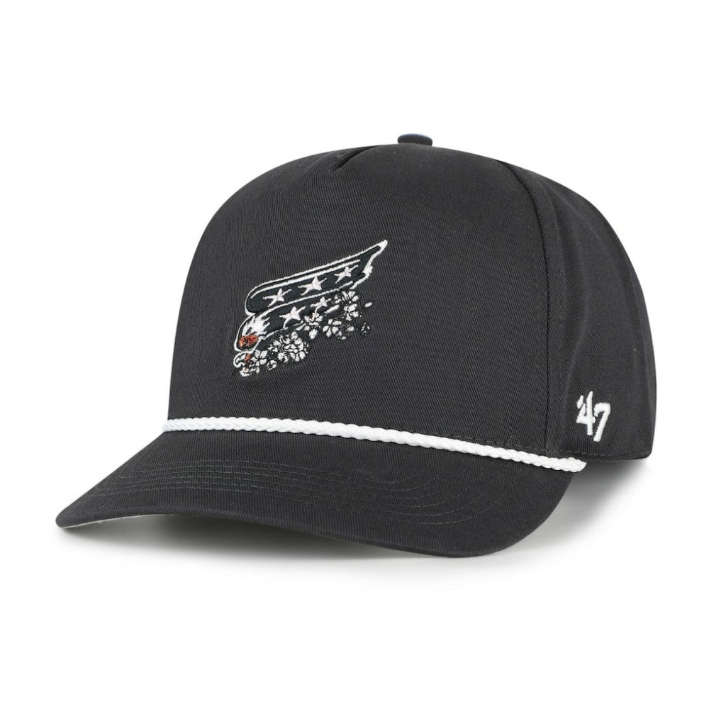 Washington Capitals '47 Cherry Blossom Rope Hitch Adjustable Hat - Charcoal - NHL