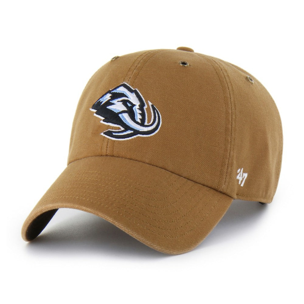 Utah Mammoth Carhartt x '47 Clean Up Adjustable Hat - Brown - NHL