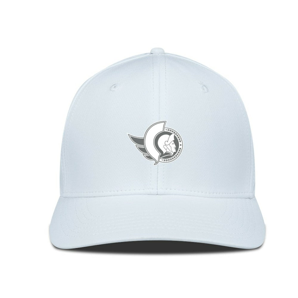 Ottawa Senators Levelwear Rise Slate & Snow Structured Flex Hat - White - NHL