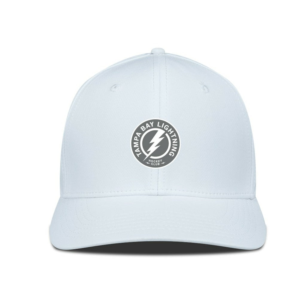 Tampa Bay Lightning Levelwear Rise Slate & Snow Structured Flex Hat - White - NHL