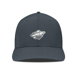 Minnesota Wild Levelwear Rise Slate & Snow Structured Flex Hat - Charcoal - NHL