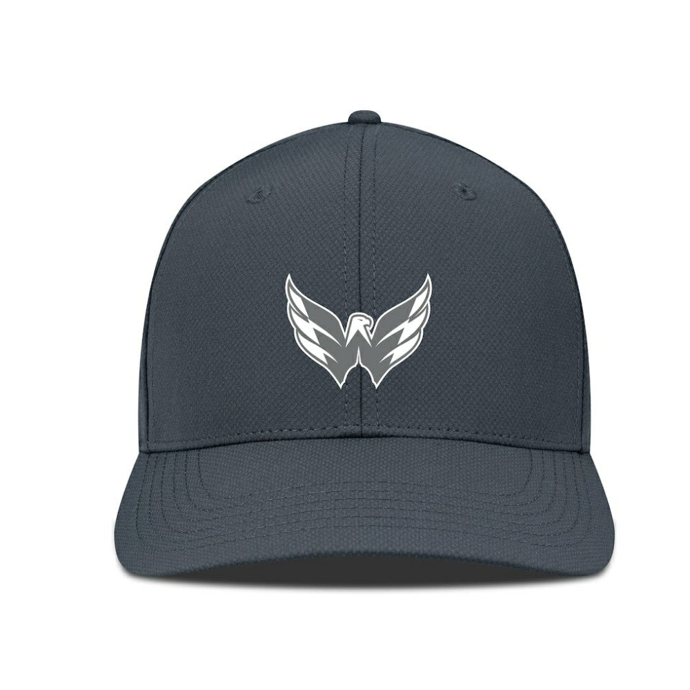 Washington Capitals Levelwear Rise Slate & Snow Structured Flex Hat - Charcoal - NHL