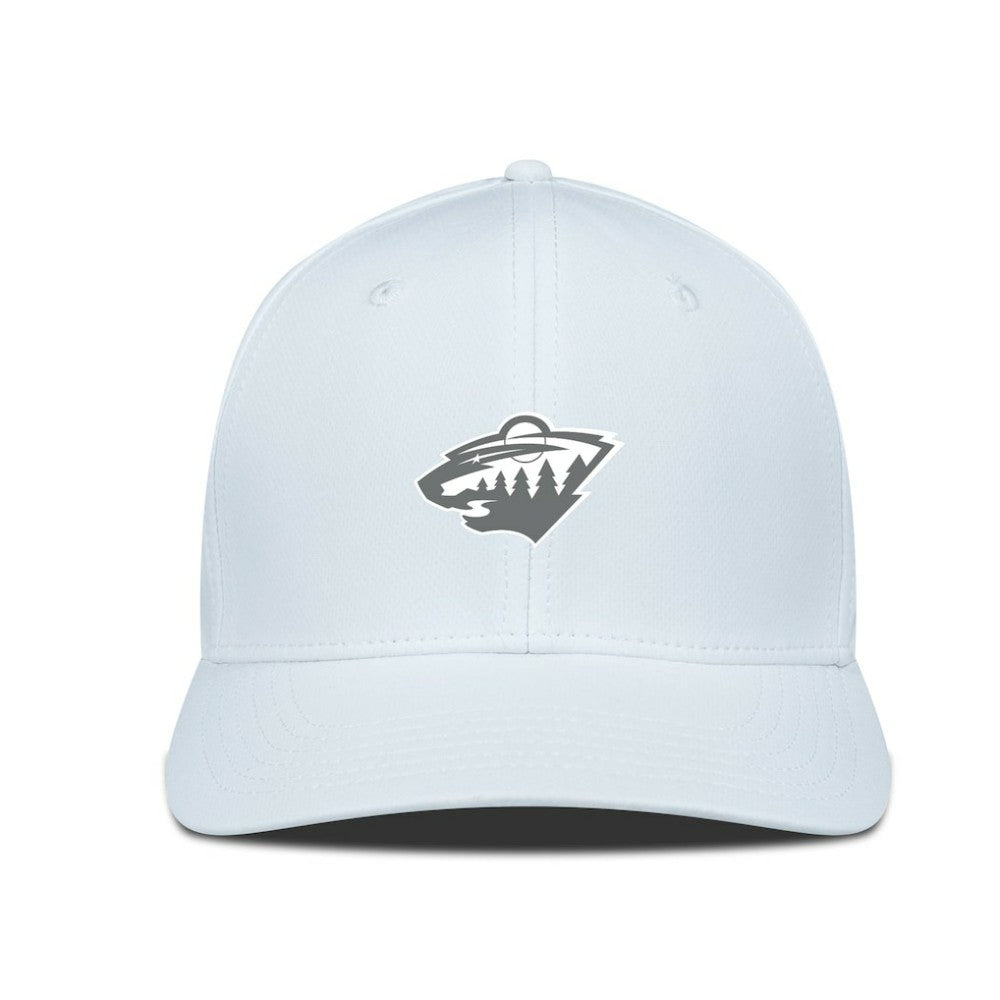 Minnesota Wild Levelwear Rise Slate & Snow Structured Flex Hat - White - NHL