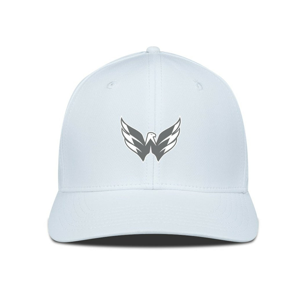 Washington Capitals Levelwear Rise Slate & Snow Structured Flex Hat - White - NHL