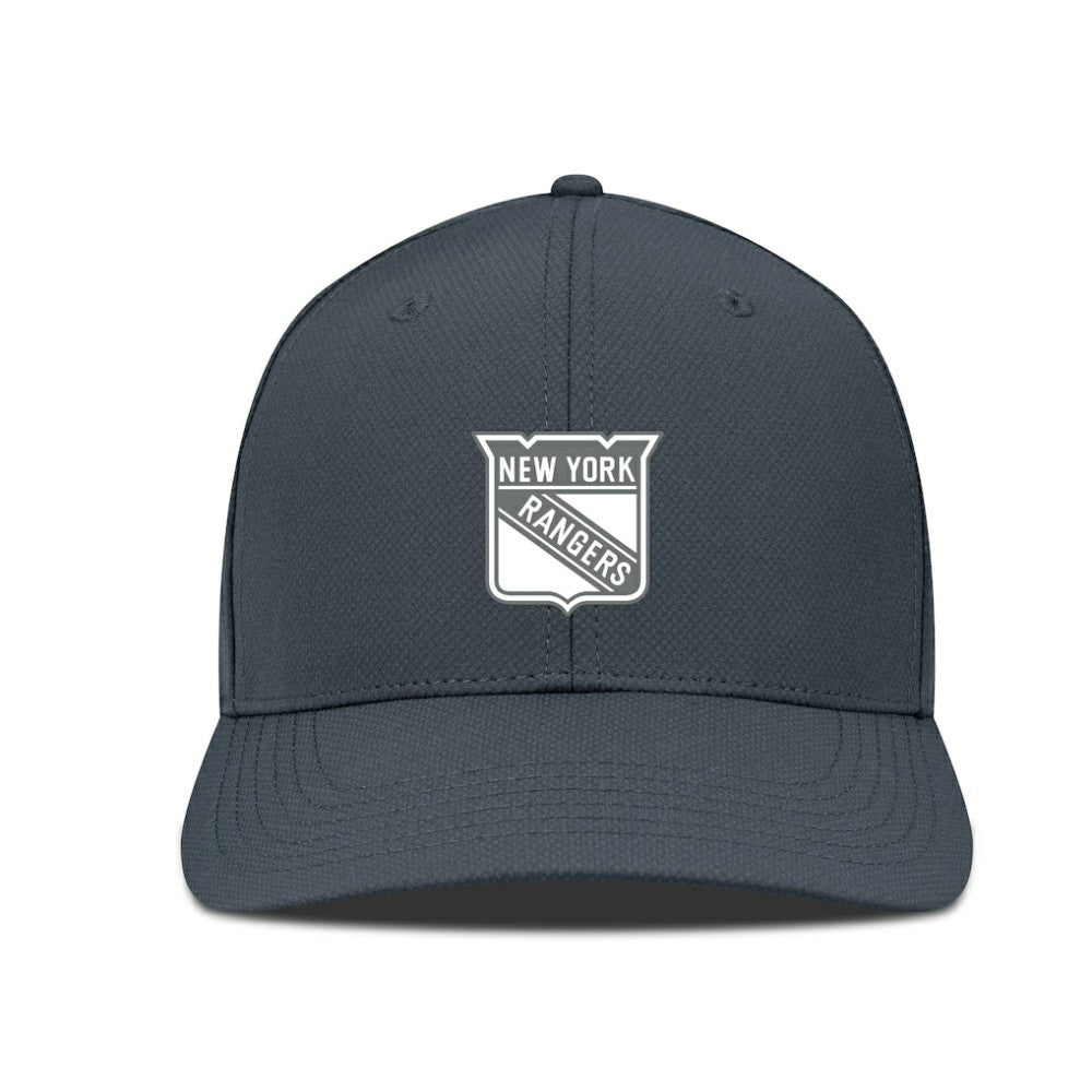 New York Rangers Levelwear Rise Slate & Snow Structured Flex Hat - Charcoal - NHL