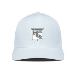 New York Rangers Levelwear Rise Slate & Snow Structured Flex Hat - White - NHL