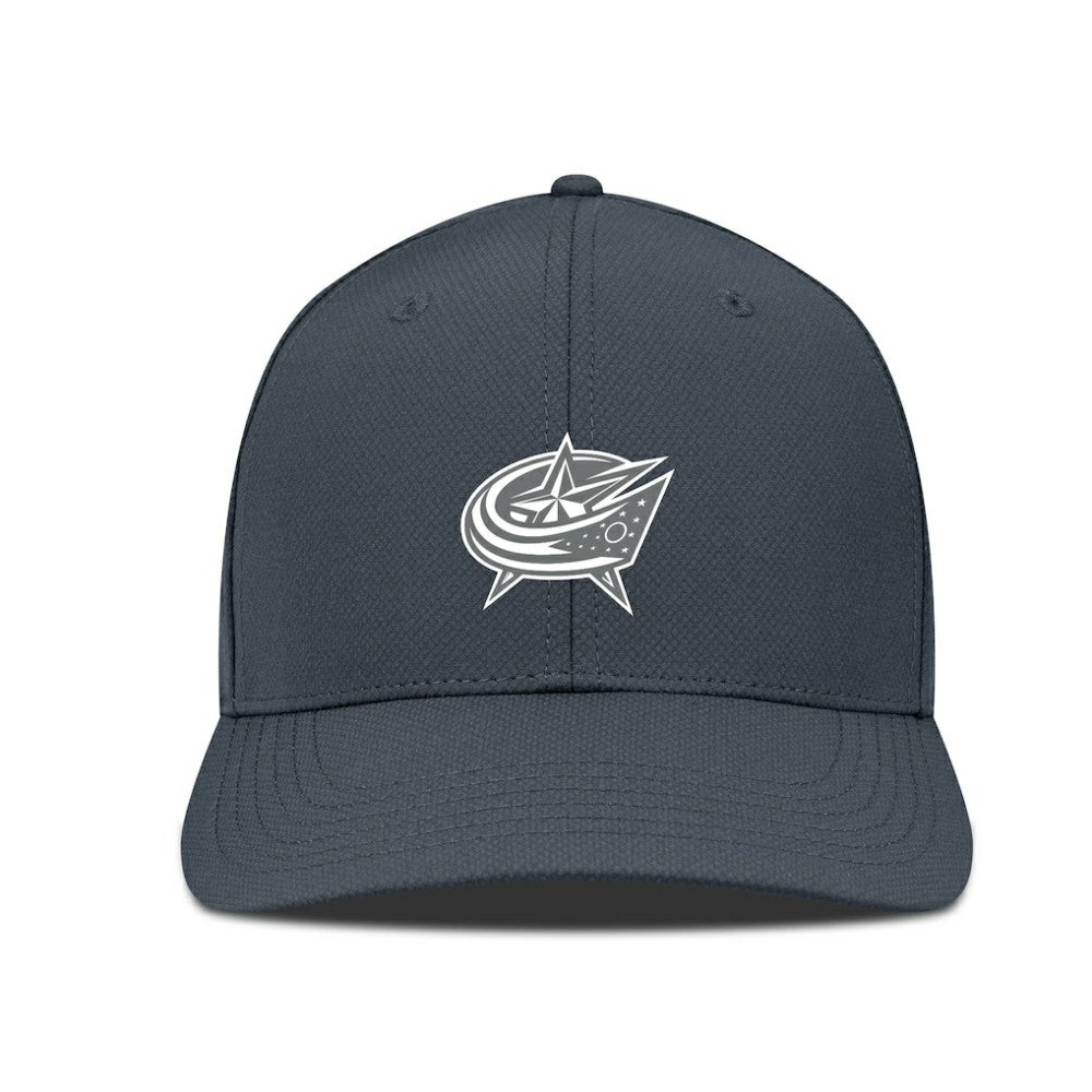 Columbus Blue Jackets Levelwear Rise Slate & Snow Structured Flex Hat - Charcoal - NHL