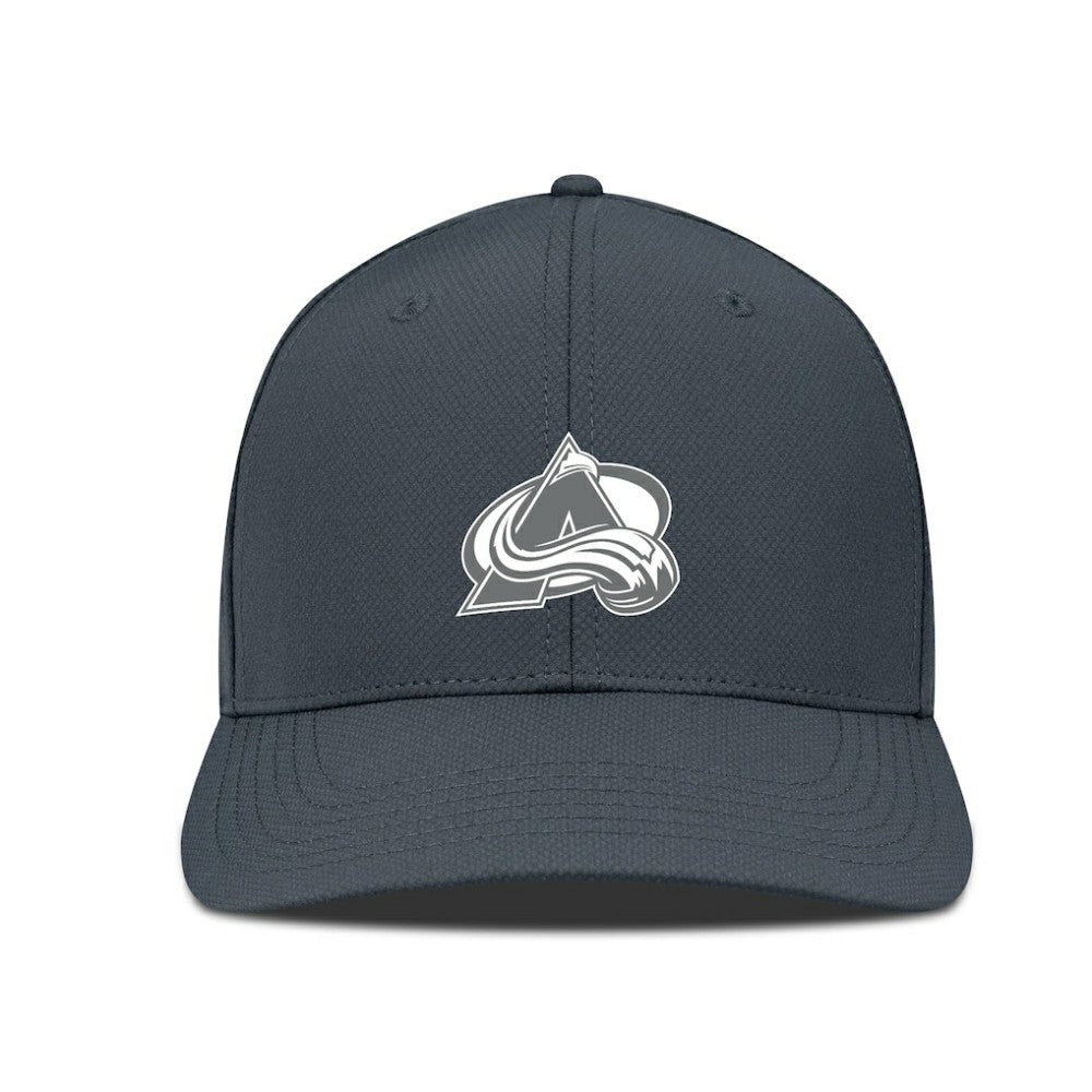 Colorado Avalanche Levelwear Rise Slate & Snow Structured Flex Hat - Charcoal - NHL