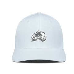 Colorado Avalanche Levelwear Rise Slate & Snow Structured Flex Hat - White - NHL