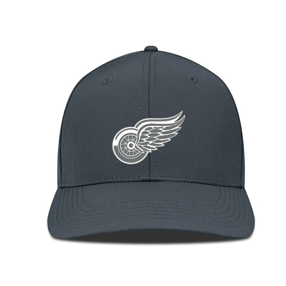 Detroit Red Wings Levelwear Rise Slate & Snow Structured Flex Hat - Charcoal - NHL