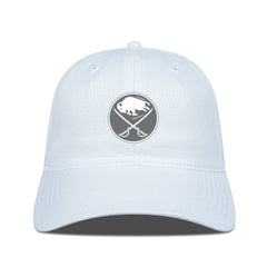 Buffalo Sabres Levelwear Matrix Slate & Snow Unstructured Adjustable Hat - White - NHL