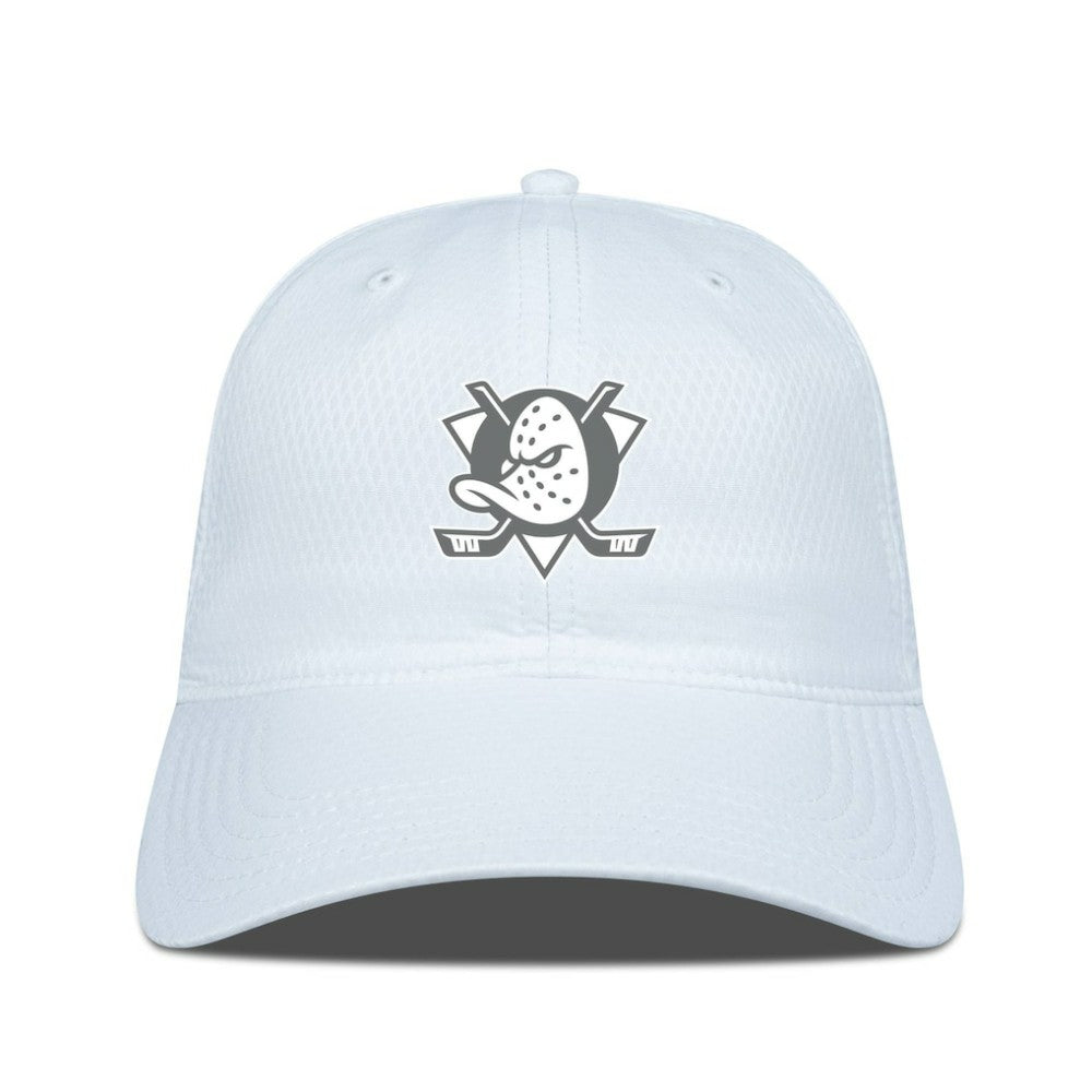 Anaheim Ducks Levelwear Matrix Slate & Snow Unstructured Adjustable Hat - White - NHL
