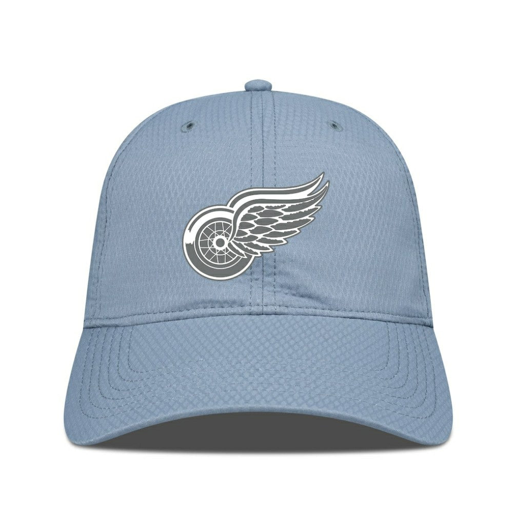 Detroit Red Wings Levelwear Matrix Slate & Snow Unstructured Adjustable Hat - Blue - NHL