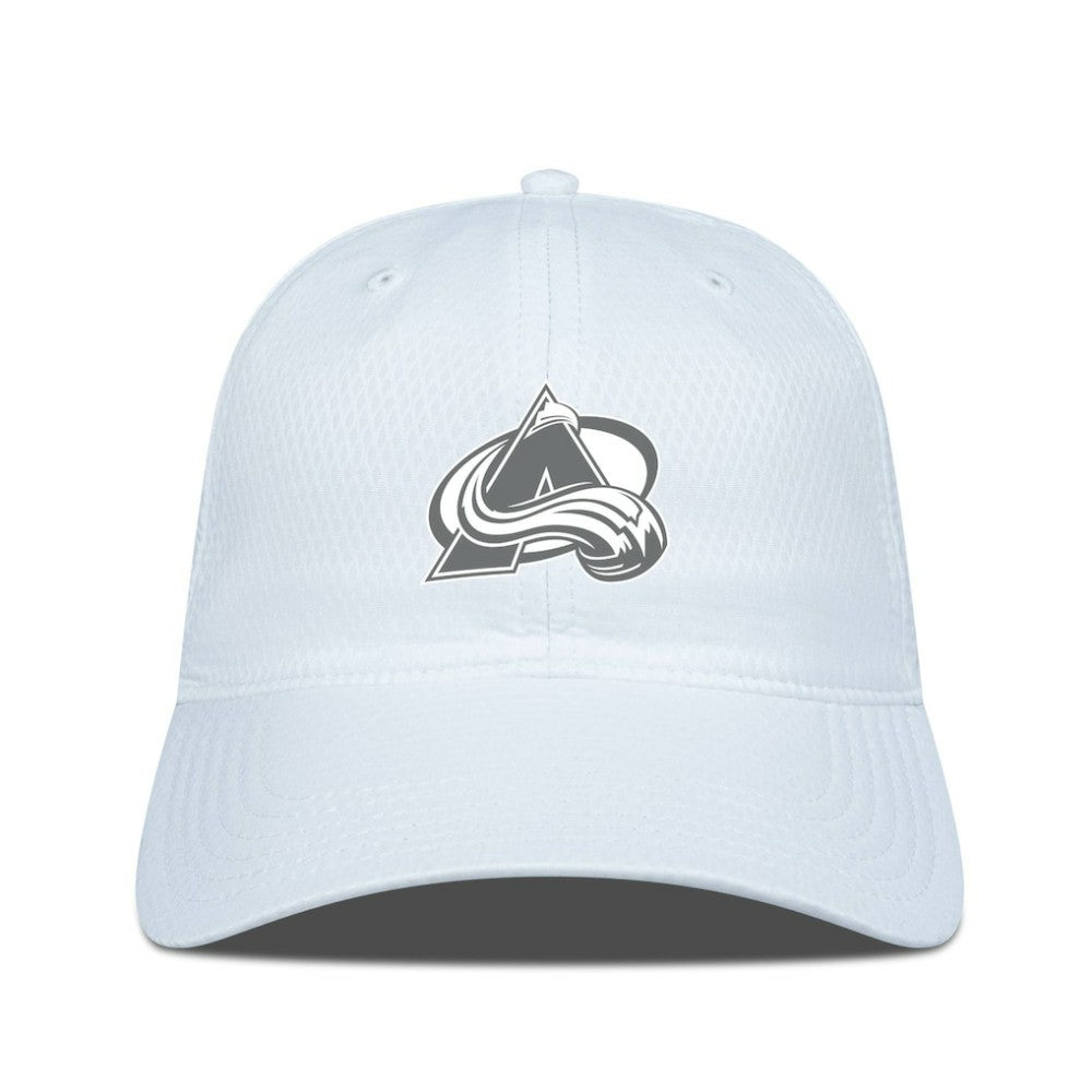 Colorado Avalanche Levelwear Matrix Slate & Snow Unstructured Adjustable Hat - White - NHL