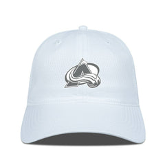Colorado Avalanche Levelwear Matrix Slate & Snow Unstructured Adjustable Hat - White - NHL