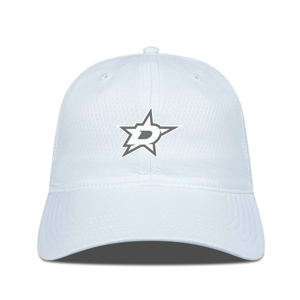 Dallas Stars Levelwear Matrix Slate & Snow Unstructured Adjustable Hat - White - NHL