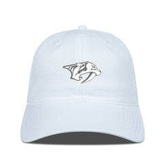 Nashville Predators Levelwear Matrix Slate & Snow Unstructured Adjustable Hat - White - NHL