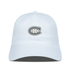 Montreal Canadiens Levelwear Matrix Slate & Snow Unstructured Adjustable Hat - White - NHL