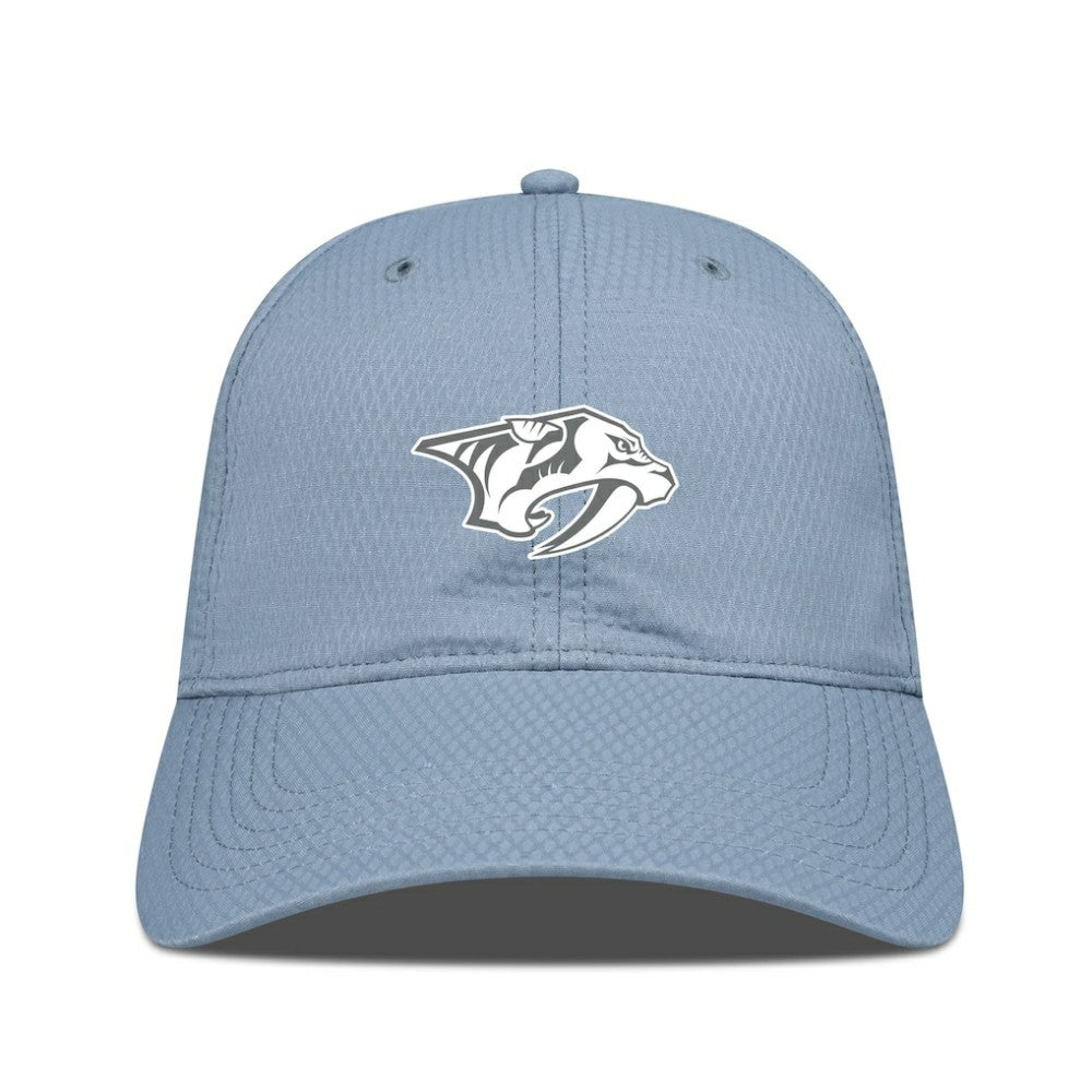 Nashville Predators Levelwear Matrix Slate & Snow Unstructured Adjustable Hat - Blue - NHL