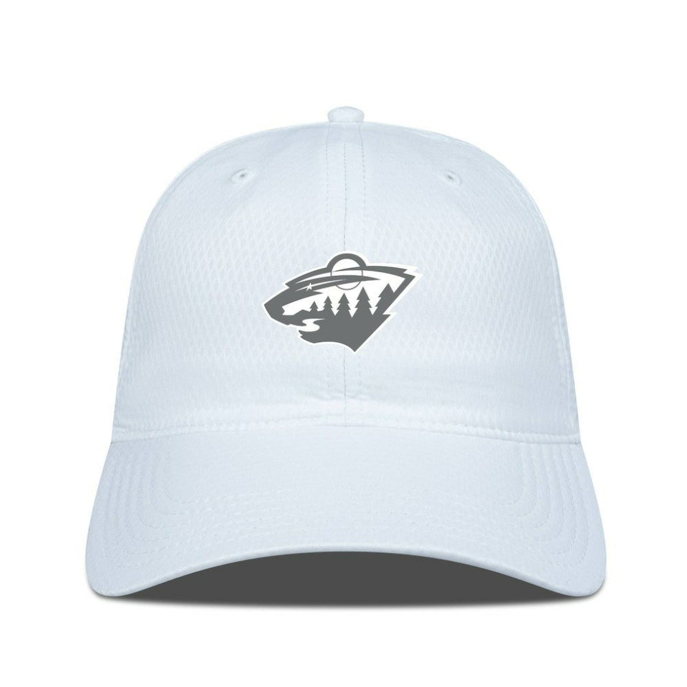 Minnesota Wild Levelwear Matrix Slate & Snow Unstructured Adjustable Hat - White - NHL
