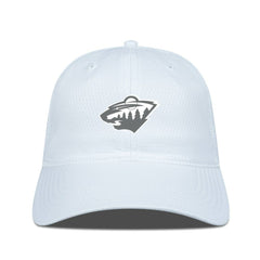Minnesota Wild Levelwear Matrix Slate & Snow Unstructured Adjustable Hat - White - NHL