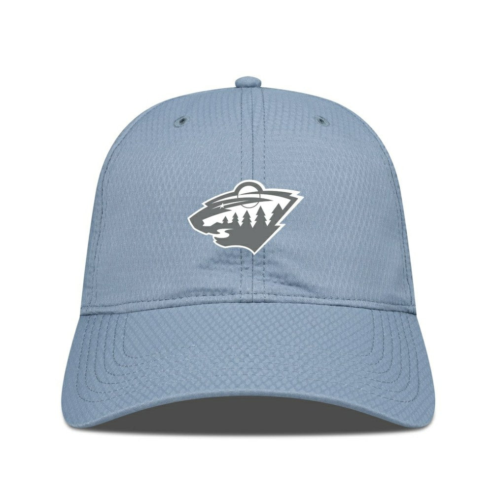Minnesota Wild Levelwear Matrix Slate & Snow Unstructured Adjustable Hat - Blue - NHL
