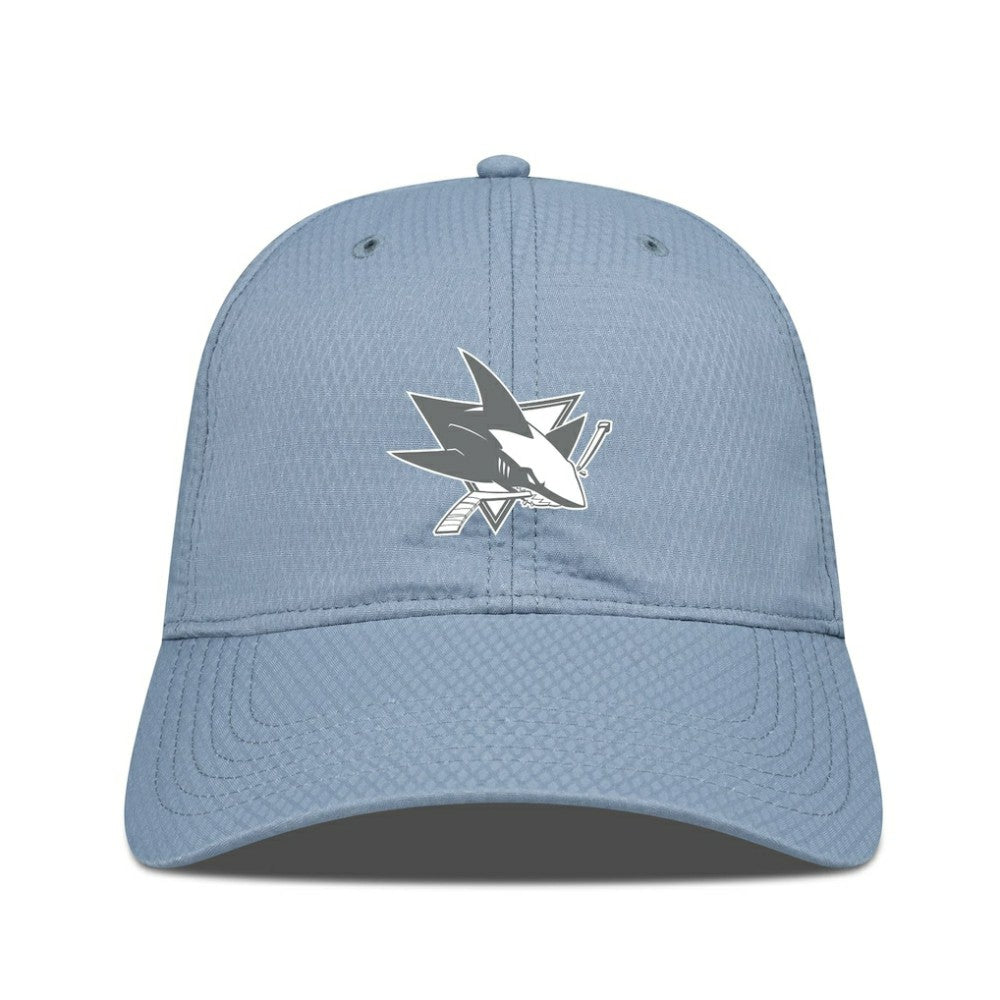 San Jose Sharks Levelwear Matrix Slate & Snow Unstructured Adjustable Hat - Blue - NHL