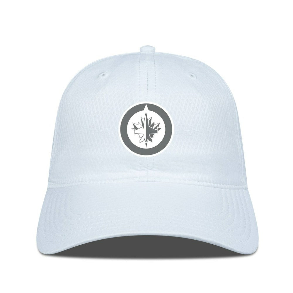 Winnipeg Jets Levelwear Matrix Slate & Snow Unstructured Adjustable Hat - White - NHL