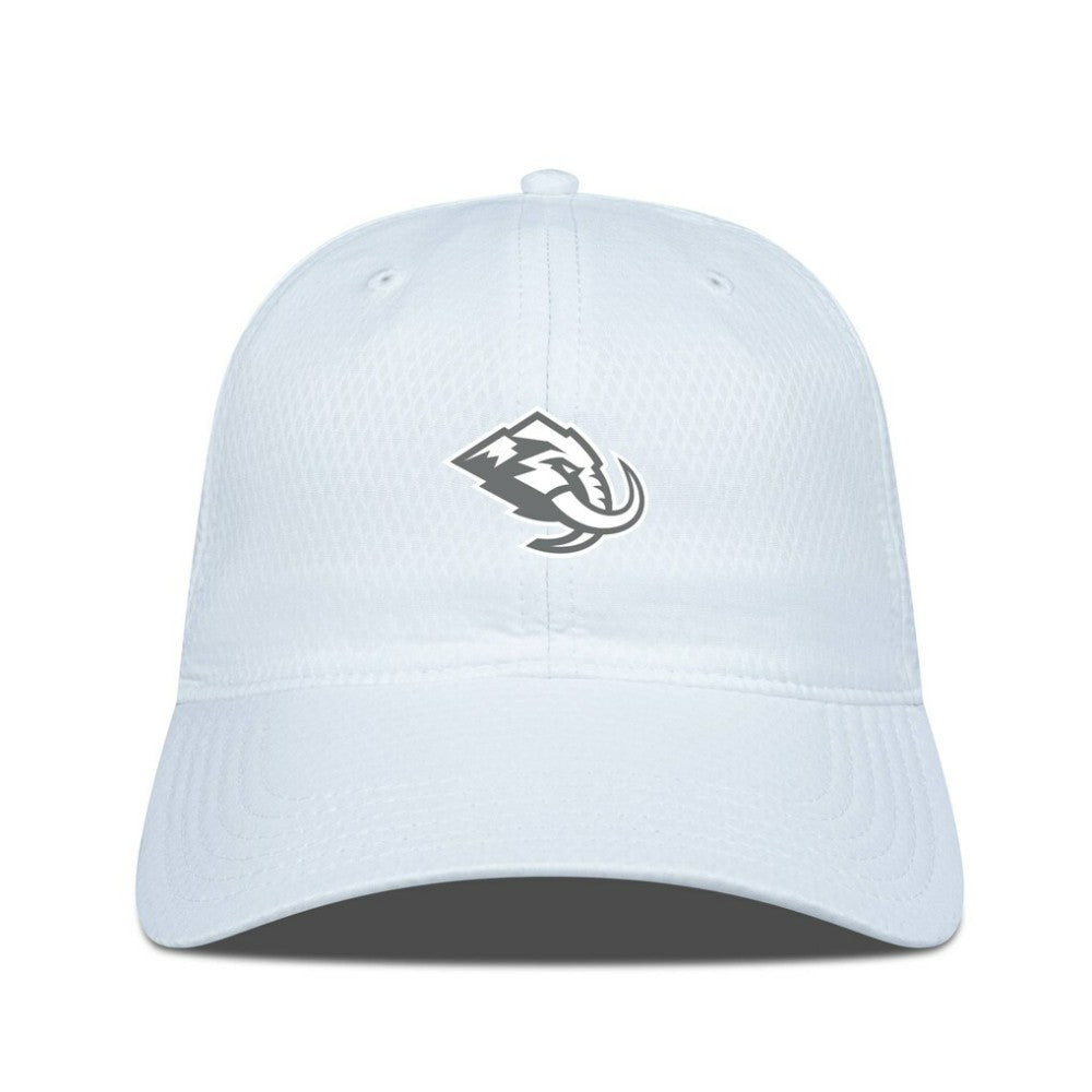Utah Mammoth Levelwear Matrix Slate & Snow Unstructured Adjustable Hat - White - NHL