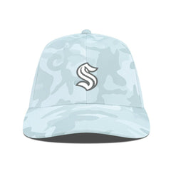 Seattle Kraken Levelwear Clash Slate & Snow Meshback Flex Hat - Camo - NHL