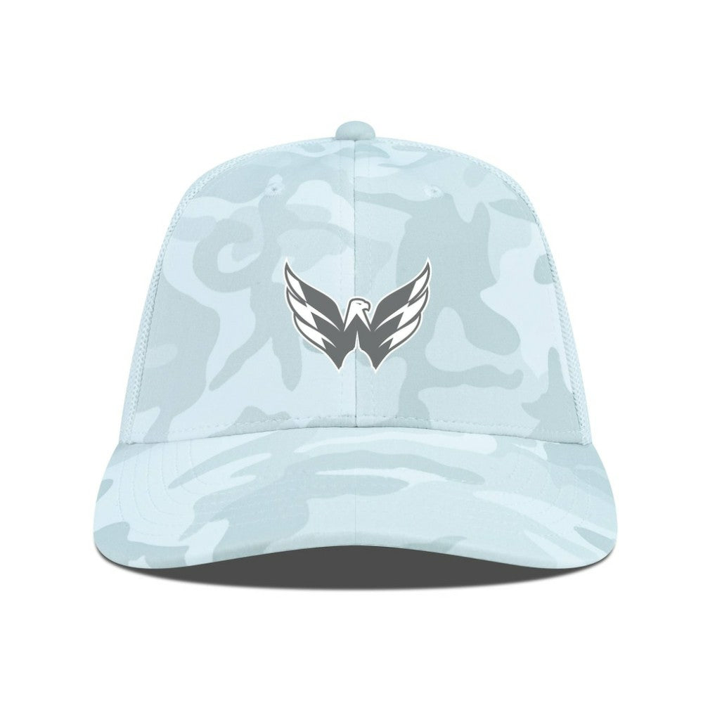 Washington Capitals Levelwear Clash Slate & Snow Meshback Flex Hat - Camo - NHL