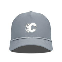 Calgary Flames Levelwear Gordon Slate & Snow Rope Adjustable Hat - Gray - NHL