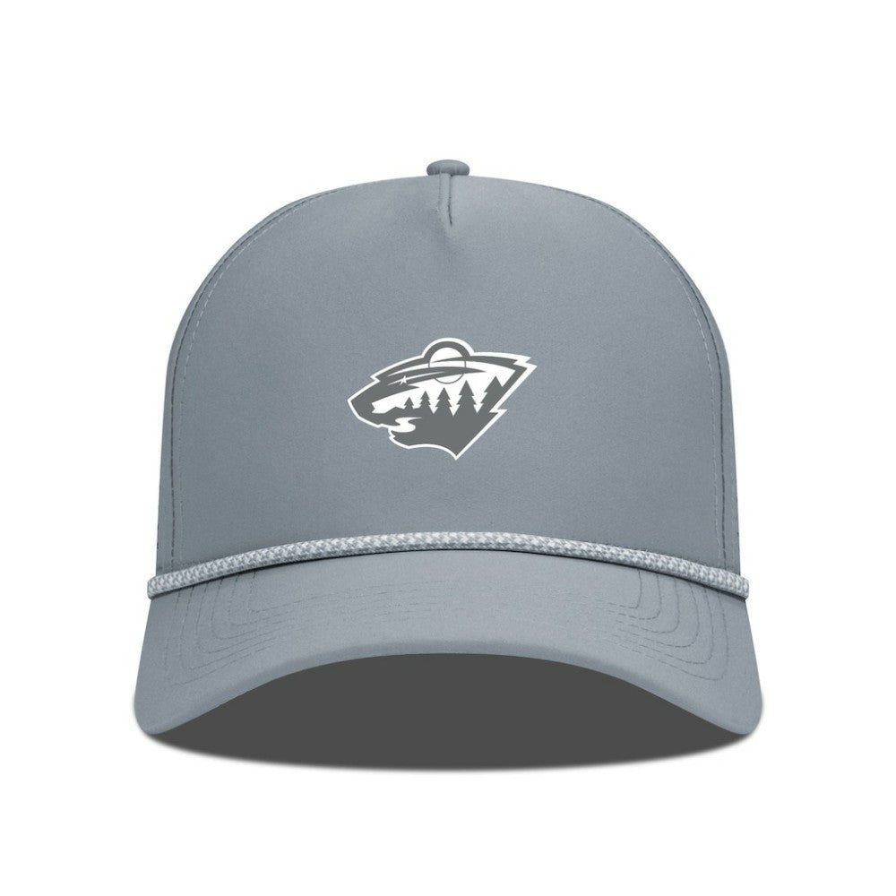 Minnesota Wild Levelwear Gordon Slate & Snow Rope Adjustable Hat - Gray - NHL