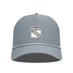 New York Rangers Levelwear Gordon Slate & Snow Rope Adjustable Hat - Gray - NHL