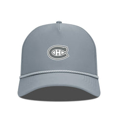 Montreal Canadiens Levelwear Gordon Slate & Snow Rope Adjustable Hat - Gray - NHL