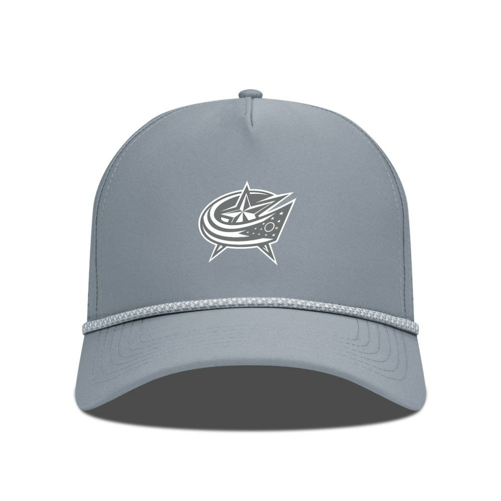 Columbus Blue Jackets Levelwear Gordon Slate & Snow Rope Adjustable Hat - Gray - NHL