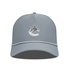 Vancouver Canucks Levelwear Gordon Slate & Snow Rope Adjustable Hat - Gray - NHL