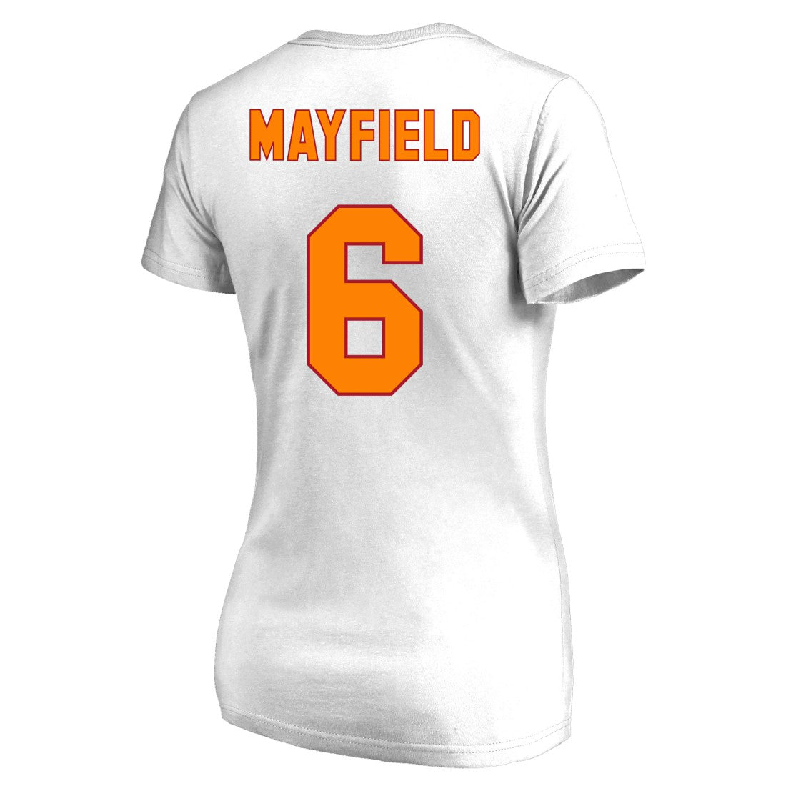 Baker Mayfield Tampa Bay Buccaneers Women's Plus Size Name & Number Scoop Neck T-Shirt White | Fanatics