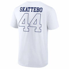 Cam Skattebo New York Giants Tonal Player Name & Number T-Shirt White | NFL