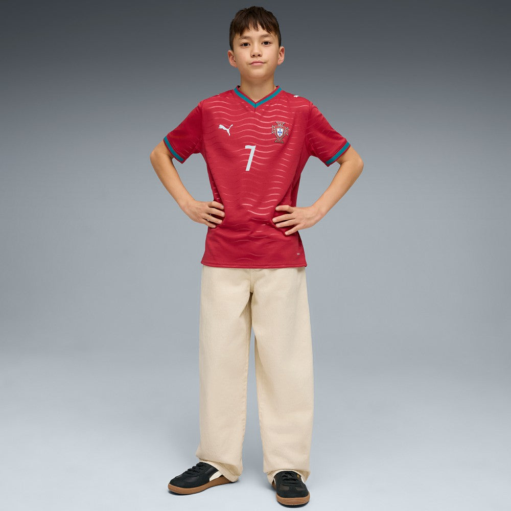 Cristiano Ronaldo Portugal National Team Youth 2026 Home Replica Jersey Red | Puma Sale