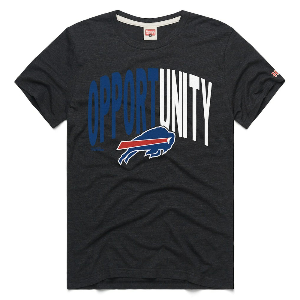 Buffalo Bills Homage Unisex 2025 Inspire Change Opportunity Tri-Blend T-Shirt Charcoal | NFL