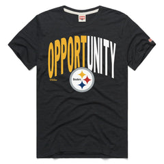 Pittsburgh Steelers Homage Unisex 2025 Inspire Change Opportunity Tri-Blend T-Shirt Charcoal | NFL