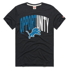 Detroit Lions Homage Unisex 2025 Inspire Change Opportunity Tri-Blend T-Shirt Charcoal | NFL