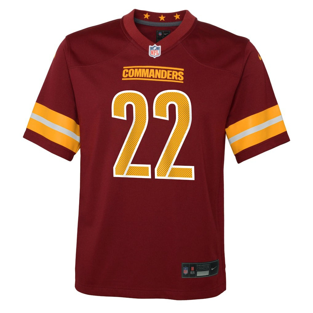 Jacory Croskey-Merritt Washington Commanders Youth Team Game Jersey Burgundy | Nike for Sale
