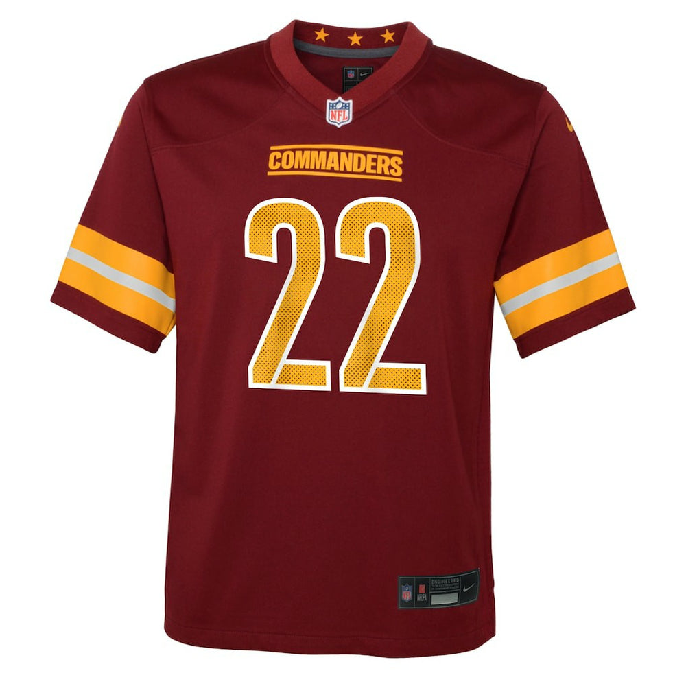 Jacory Croskey-Merritt Washington Commanders Youth Team Game Jersey Burgundy | Nike for Sale